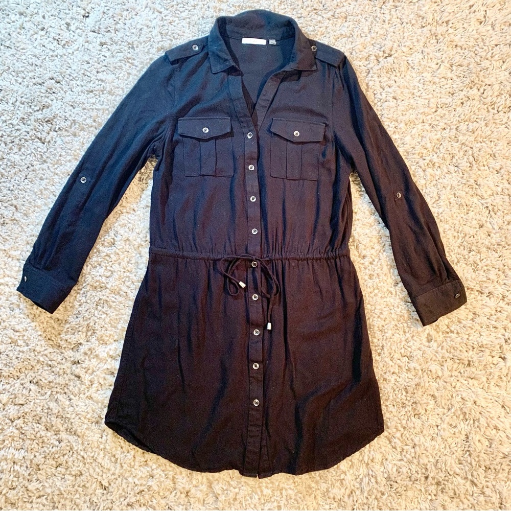 Dex Black Shirt Dress Size Medium
